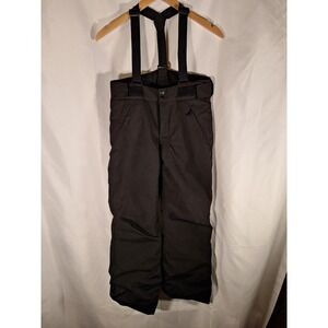 Wedze Piste 500 Kids Black Ski Pants Waterproof Pull n Fit Snow Trousers